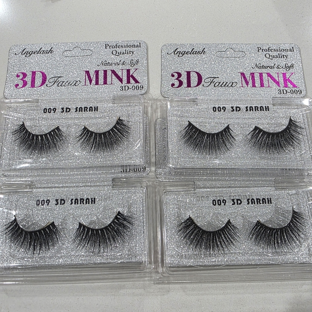 4 Pairs 3D Faux Mink Lashes